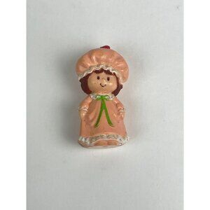 Vintage Strawberry Shortcake in Nightgown Miniature Mini PVC Figure 1981 B21#2